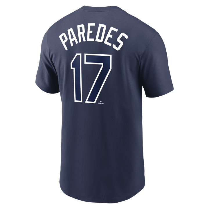 RAYS NAVY ISAAC PAREDES NAME AND NUMBER T-SHIRT - The Bay Republic | Team Store of the Tampa Bay Rays & Rowdies