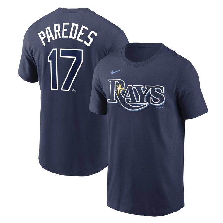 RAYS NAVY ISAAC PAREDES NAME AND NUMBER T-SHIRT - The Bay Republic | Team Store of the Tampa Bay Rays & Rowdies
