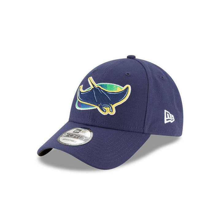 RAYS NAVY MEN'S ALTERNATIVE THE LEAGUE NEW ERA 9FORTY ADJUSTABLE HAT - The Bay Republic | Team Store of the Tampa Bay Rays & Rowdies