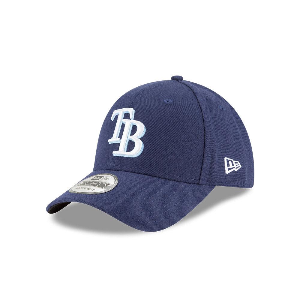 RAYS NAVY MEN'S NEW ERA LEAGUE 9FORTY ADJUSTABLE HAT - The Bay Republic | Team Store of the Tampa Bay Rays & Rowdies