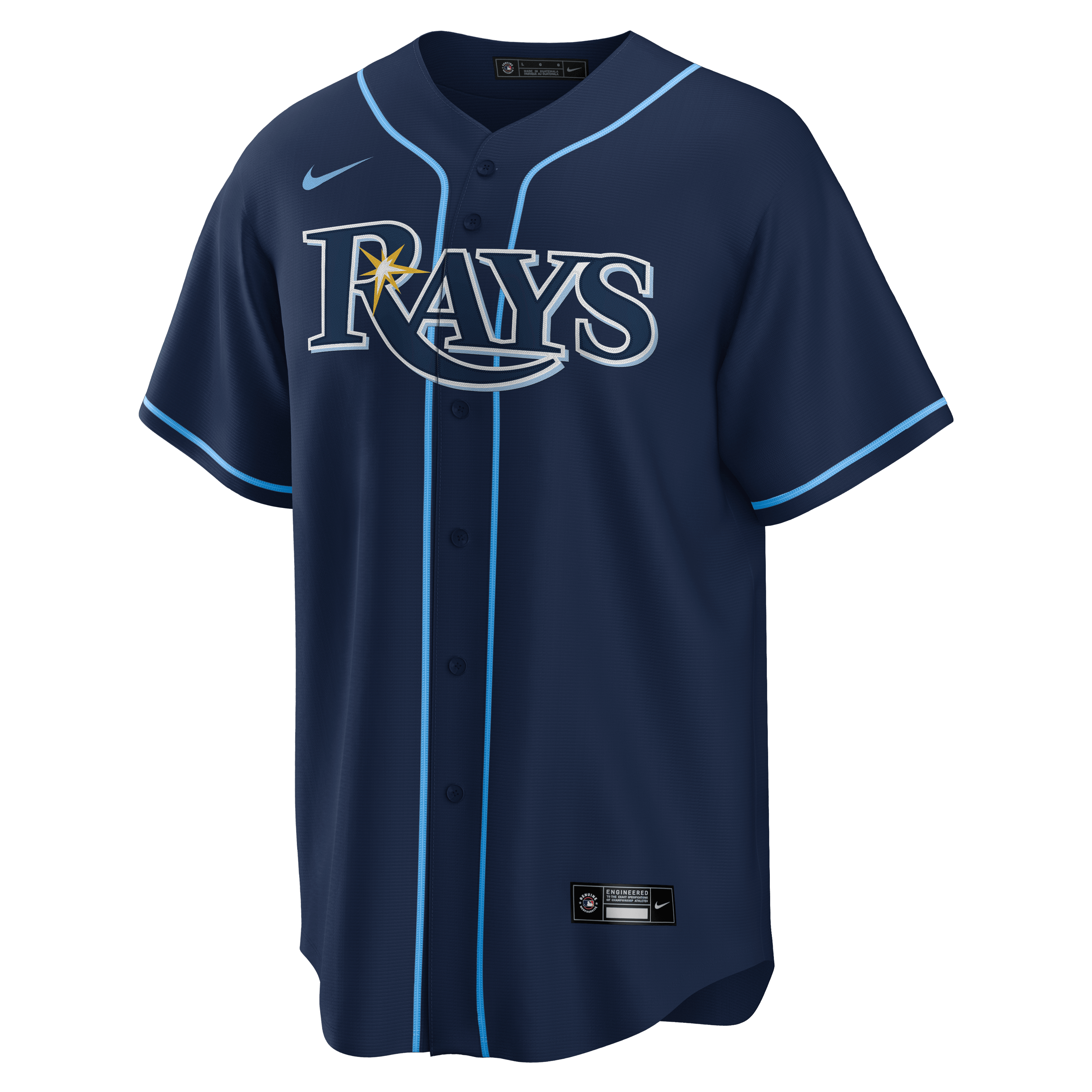 tampa bay rays light blue jersey