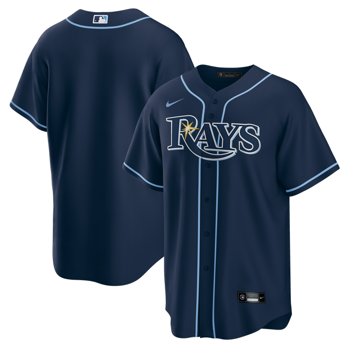 RAYS NAVY REPLICA YOUTH JERSEY-ALTERNATE - The Bay Republic | Team Store of the Tampa Bay Rays & Rowdies