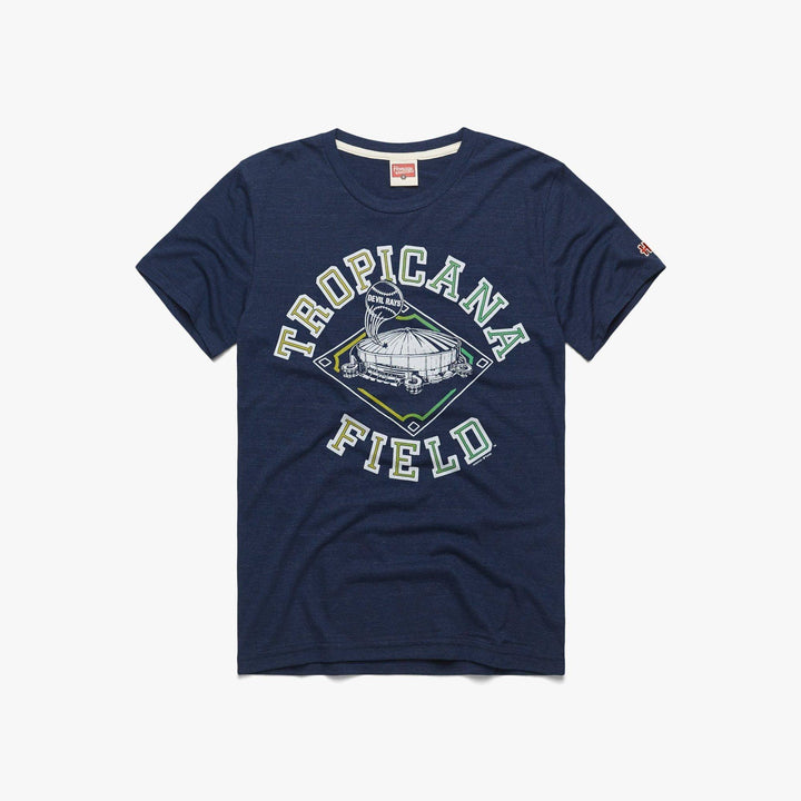 RAYS NAVY TROPICANA FIELD T-SHIRT - The Bay Republic | Team Store of the Tampa Bay Rays & Rowdies