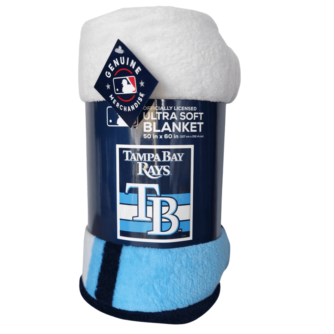 RAYS NAVY ULTRA SOFT THROW BLANKET - The Bay Republic | Team Store of the Tampa Bay Rays & Rowdies