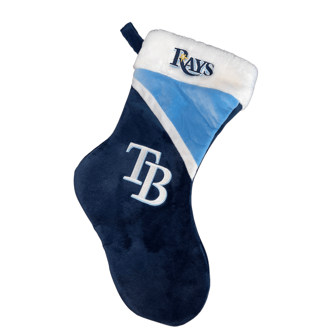 RAYS PLUSH COLOR BLOCK STOCKING - The Bay Republic | Team Store of the Tampa Bay Rays & Rowdies