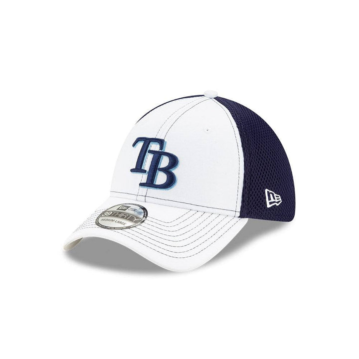 RAYS SHADOW NEO WHITE 39THIRTY HAT - The Bay Republic | Team Store of the Tampa Bay Rays & Rowdies