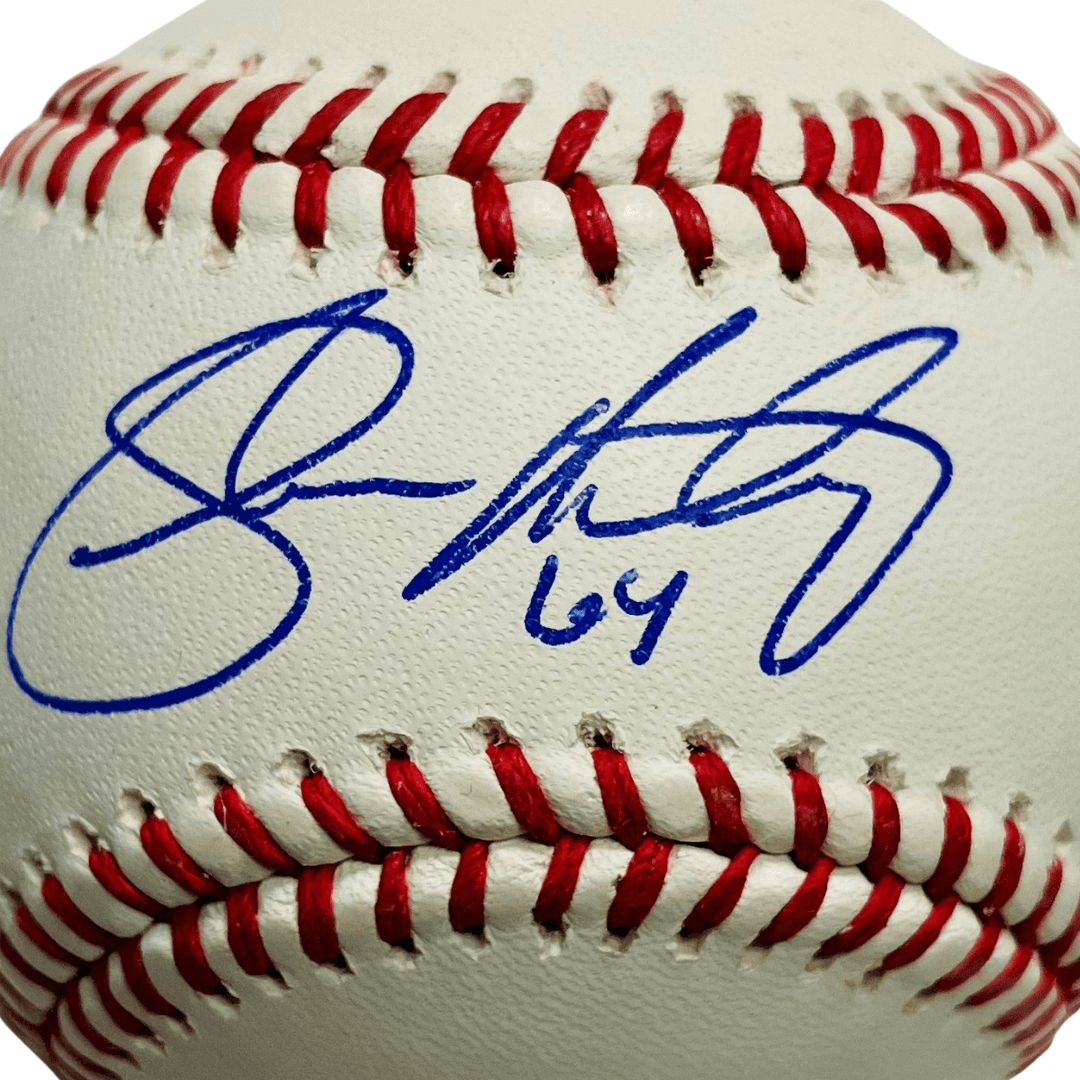 RAYS SHAWN ARMSTRONG AUTOGRAPHED 25TH ANNIVERSARY OFFICIAL MLB BASEBALL - The Bay Republic | Team Store of the Tampa Bay Rays & Rowdies