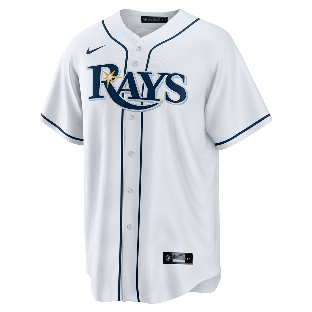 RAYS WHITE REPLICA MENS JERSEY - HOME - The Bay Republic | Team Store of the Tampa Bay Rays & Rowdies