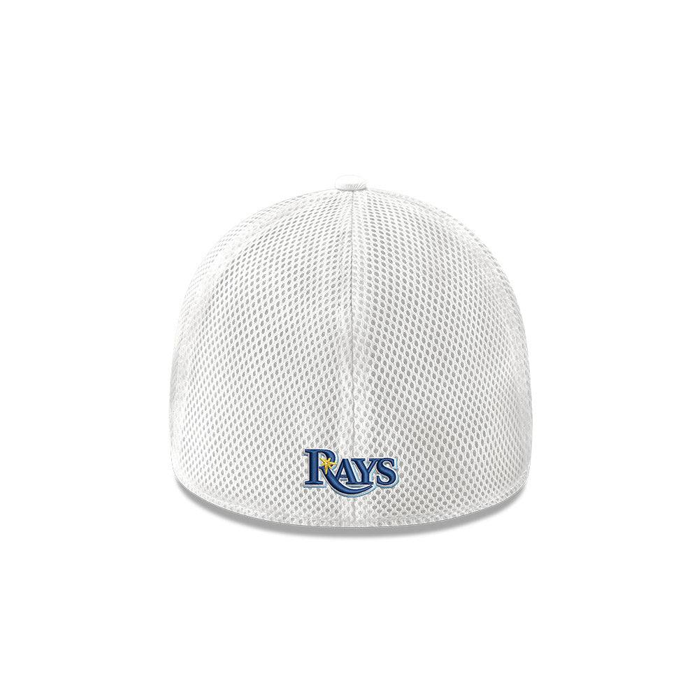 RAYS WHITE TB NEO NEW ERA 39THIRTY HAT - The Bay Republic | Team Store of the Tampa Bay Rays & Rowdies