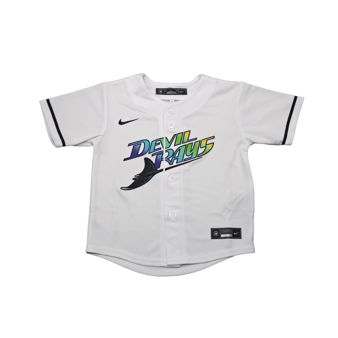 RAYS WHITE TODDLER DEVIL RAYS REPLICA NIKE JERSEY - The Bay Republic | Team Store of the Tampa Bay Rays & Rowdies