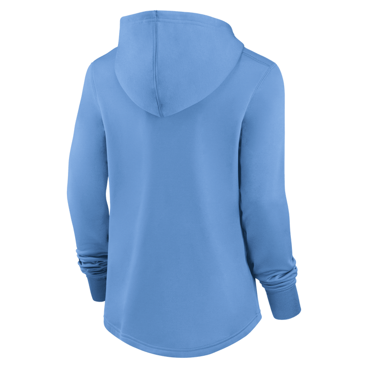 RAYS WOMEN'S COLUMBIA BLUE NIKE PREGAME PERFORMANCE HOODIE - The Bay Republic | Team Store of the Tampa Bay Rays & Rowdies