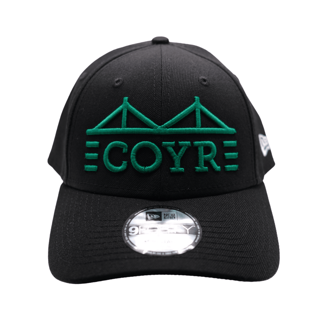 ROWDIES BLACK COYR BRIDGE NEW ERA 9FORTY ADJUSTABLE HAT - The Bay Republic | Team Store of the Tampa Bay Rays & Rowdies