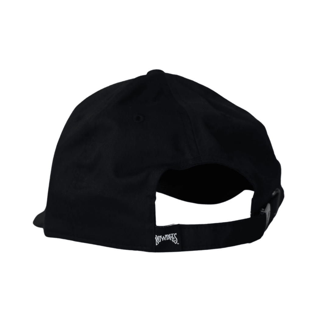 ROWDIES BLACK MUSTACHE SPORTIQE ADJUSTABLE CAP - The Bay Republic | Team Store of the Tampa Bay Rays & Rowdies