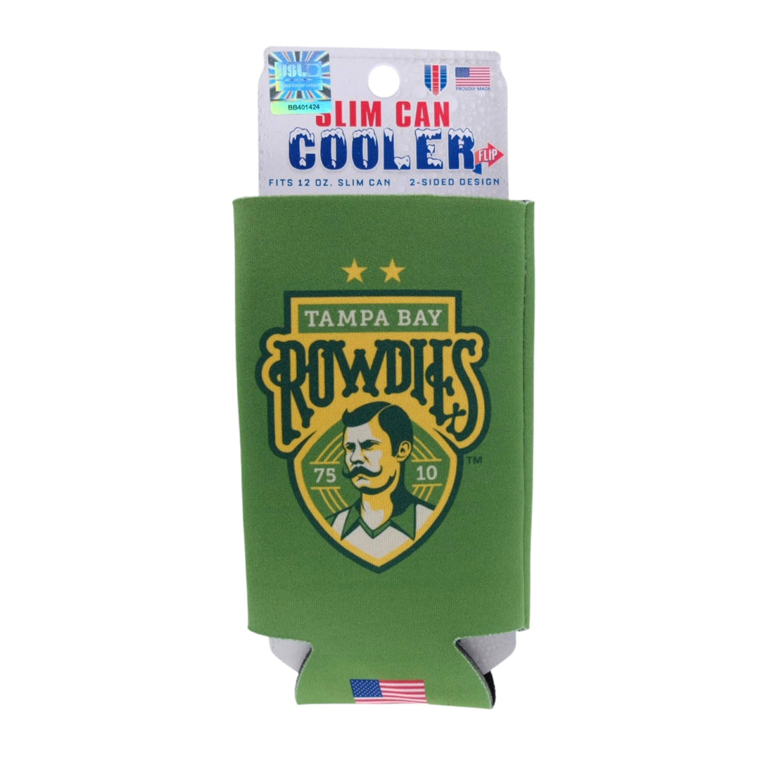 ROWDIES FLORIDA CREST LOGO SLIM CAN KOOZIE - The Bay Republic | Team Store of the Tampa Bay Rays & Rowdies