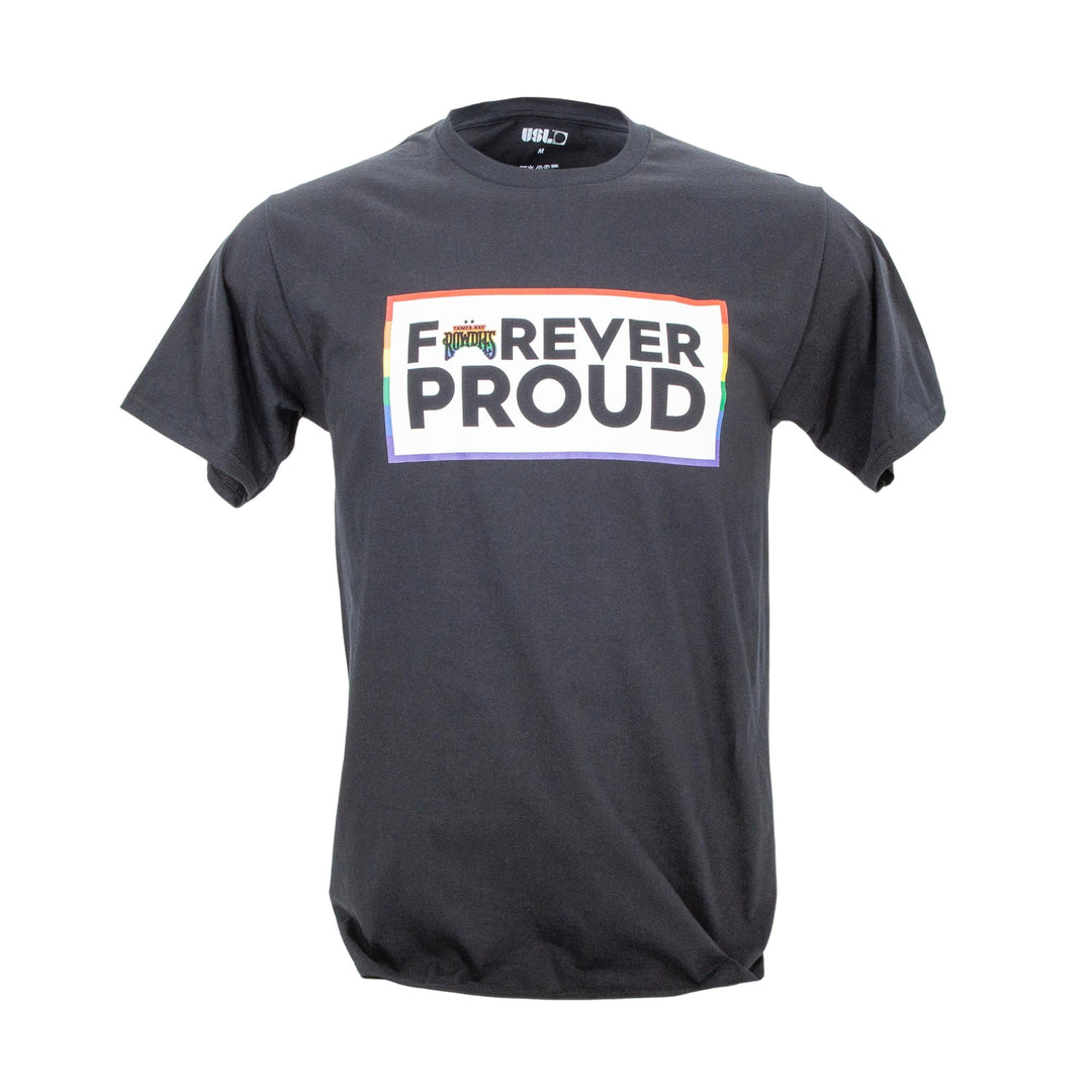 ROWDIES FOREVER PROUD BLACK T-SHIRT - The Bay Republic | Team Store of the Tampa Bay Rays & Rowdies