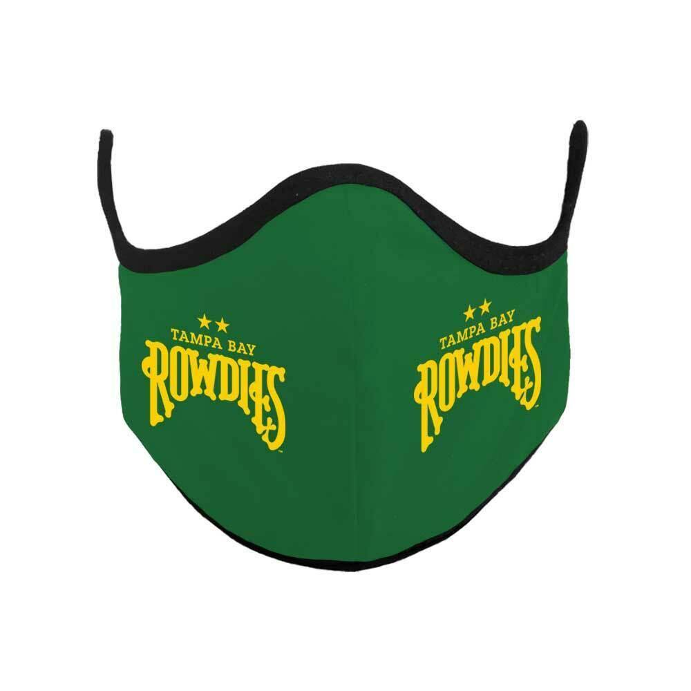 ROWDIES GREEN FACE MASK - The Bay Republic | Team Store of the Tampa Bay Rays & Rowdies