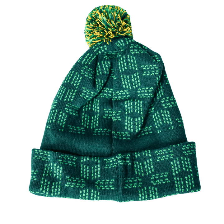 ROWDIES GREEN KNIT BEANIE WITH SNOWFLAKE PATTERN - The Bay Republic | Team Store of the Tampa Bay Rays & Rowdies