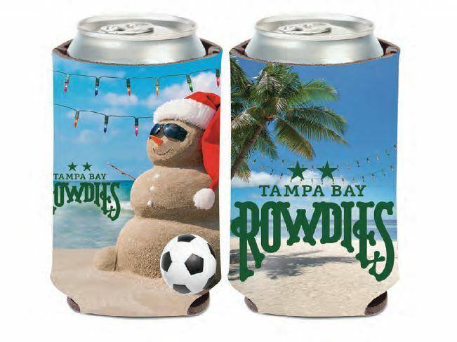 ROWDIES HOLIDAY CAN KOOZIE - The Bay Republic | Team Store of the Tampa Bay Rays & Rowdies