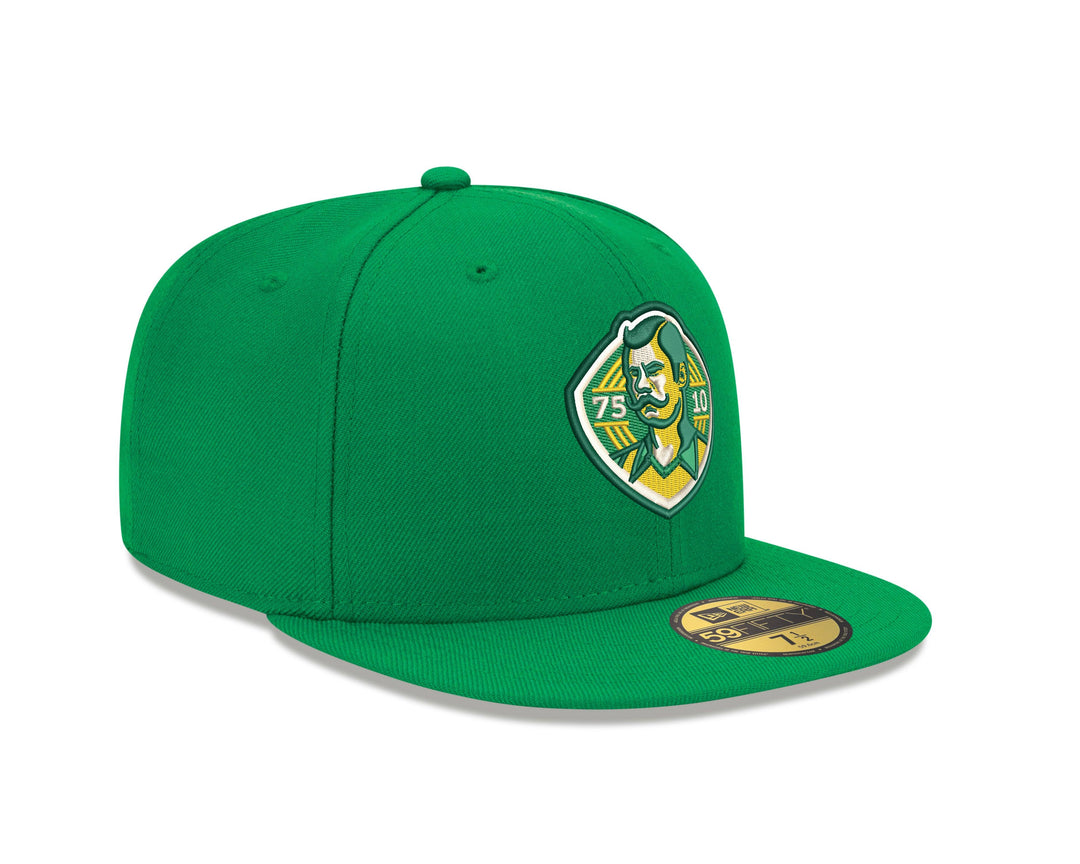 ROWDIES KELLY GREEN 59FIFTY FITTED HAT - The Bay Republic | Team Store of the Tampa Bay Rays & Rowdies