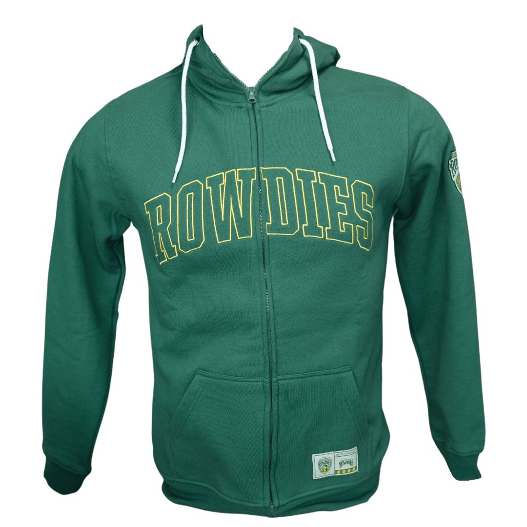 ROWDIES MEN'S GREEN TWO STAR FULL ZIP - The Bay Republic | Team Store of the Tampa Bay Rays & Rowdies
