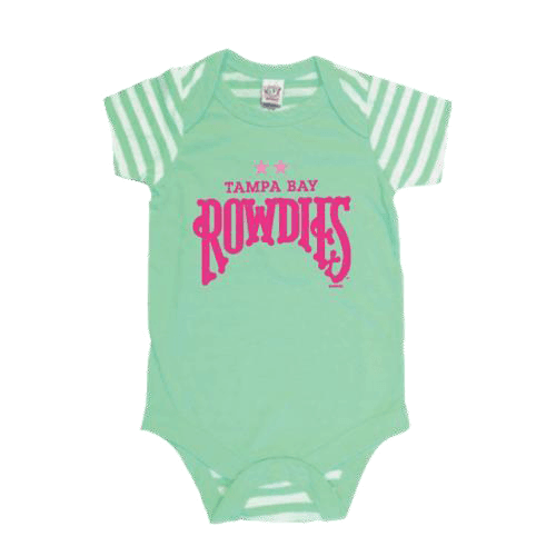 ROWDIES MINT GREEN INFANT ONESIE - The Bay Republic | Team Store of the Tampa Bay Rays & Rowdies