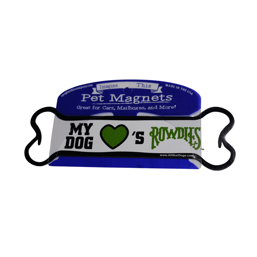 ROWDIES MY DOG LOVES THE ROWDIES MAGNET - The Bay Republic | Team Store of the Tampa Bay Rays & Rowdies