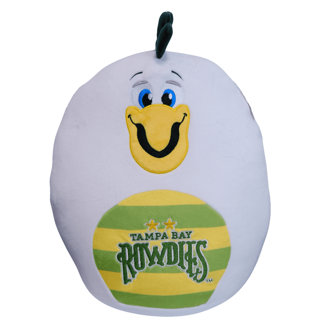 ROWDIES PETE THE PELICAN SQUISHY PILLOW - The Bay Republic | Team Store of the Tampa Bay Rays & Rowdies