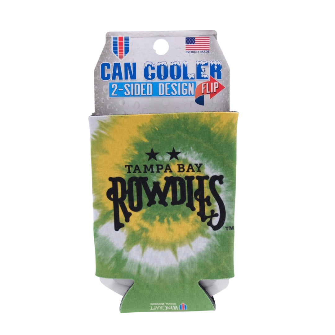 ROWDIES TIE DYE CAN KOOZIE - The Bay Republic | Team Store of the Tampa Bay Rays & Rowdies