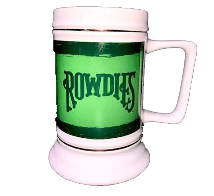 ROWDIES WHITE BEVERAGE STEIN - The Bay Republic | Team Store of the Tampa Bay Rays & Rowdies