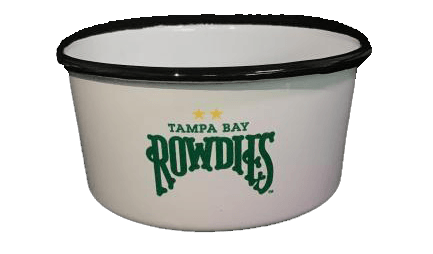 ROWDIES WHITE PET BOWL - The Bay Republic | Team Store of the Tampa Bay Rays & Rowdies